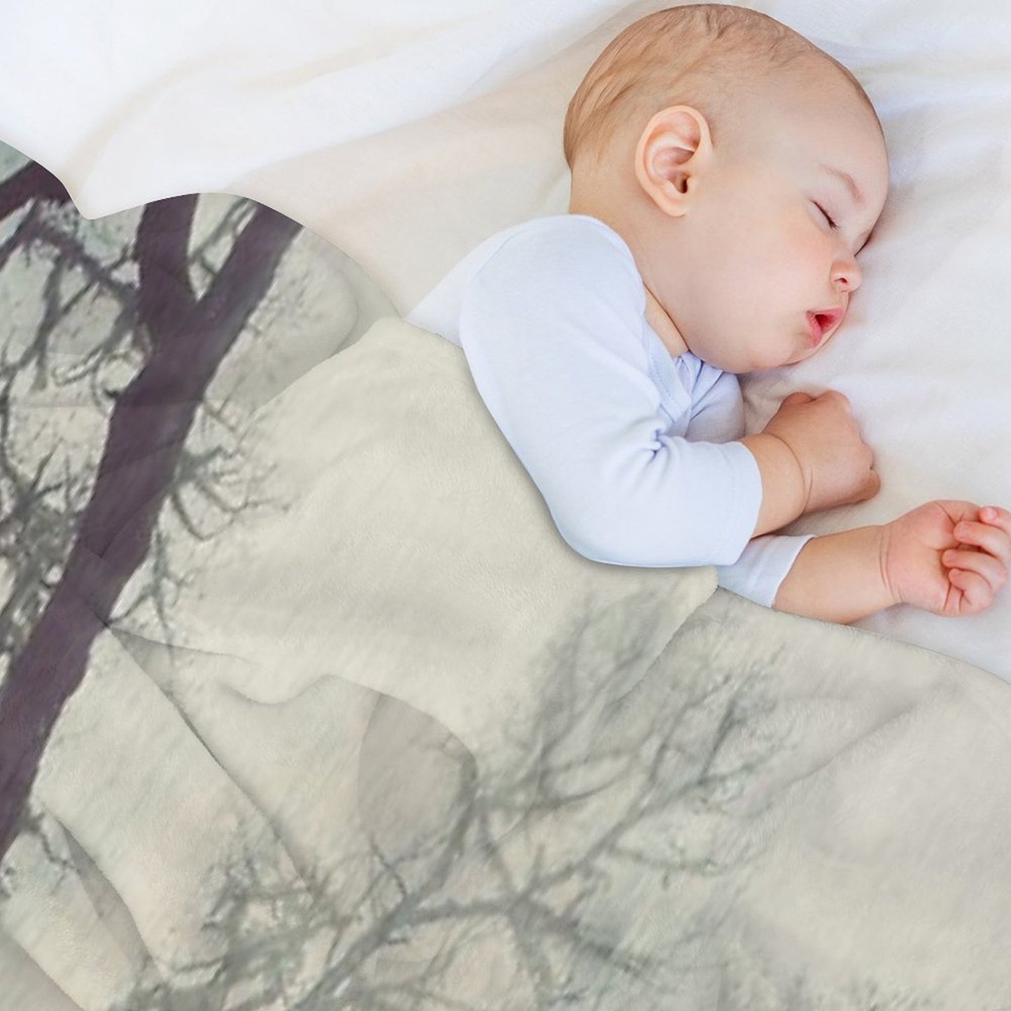 Silent Anticipation Throw Blanket