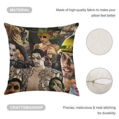 Majima Everywhere Linen Throw Pillow Cover