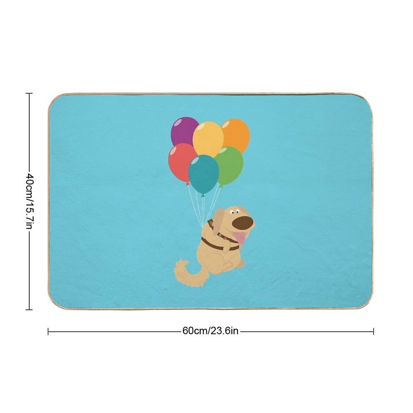 Dug Balloons Bath Mat