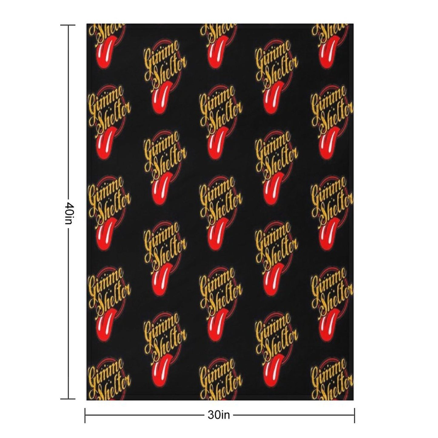 Gimme Shelter Throw Blanket