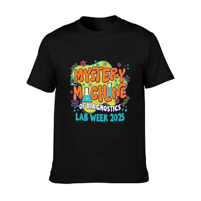 Mystery Machine of Diagnostics Lab Week 2025 Med Lab Tech T-Shirt