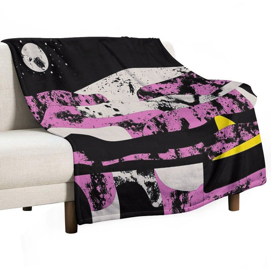 Pink Vibe 2 Throw Blanket