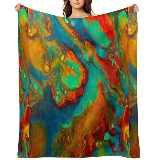 Patina Swirl Throw Blanket