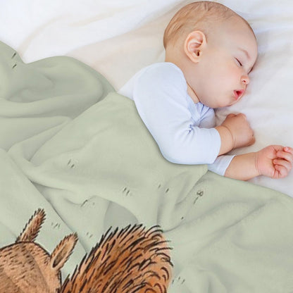Sarah The Squirrel Throw Blanket