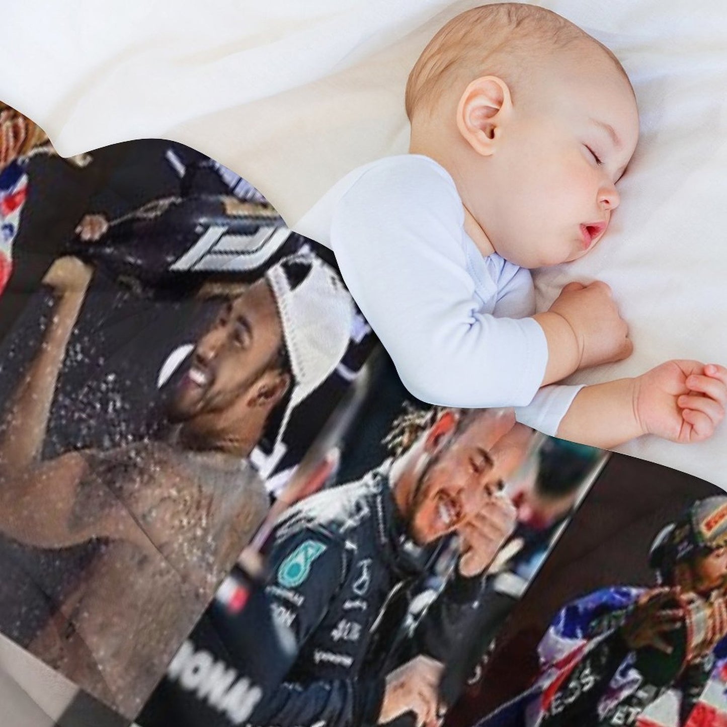 Lewis Hamilton Throw Blanket