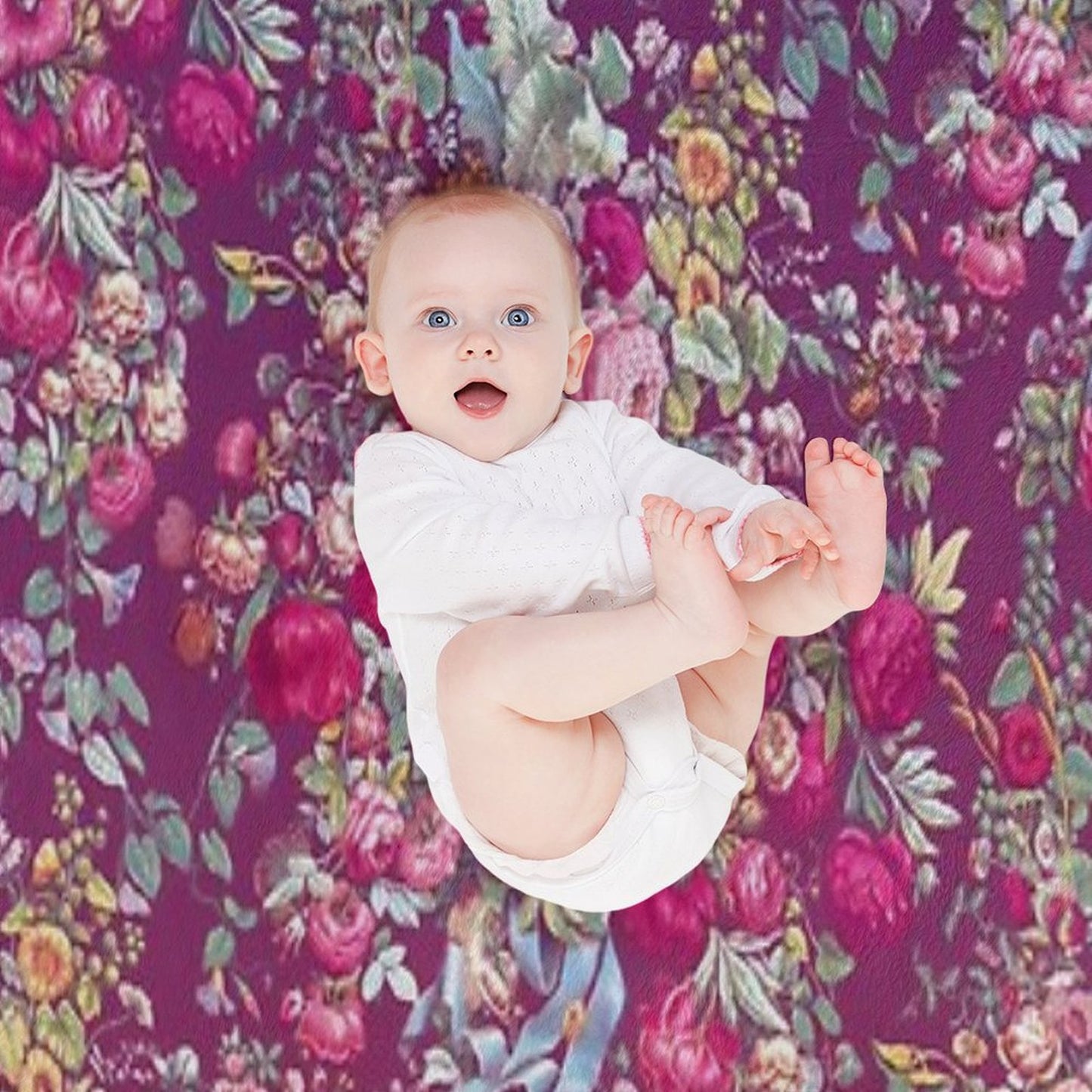 Bouquety Throw Blanket