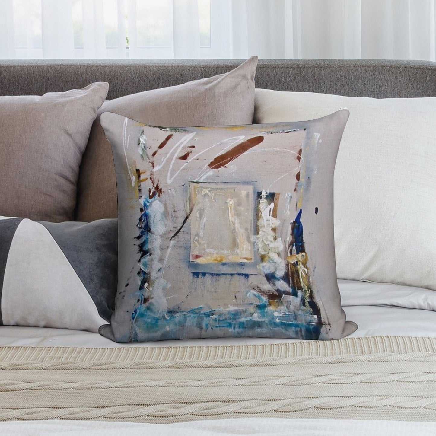 Glass Houses Soft Ultra-Soft Texture Throw Pillow