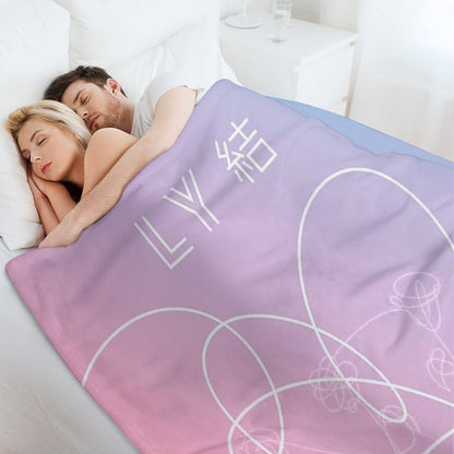 BTS LOVE YOURSELF Throw Blanket