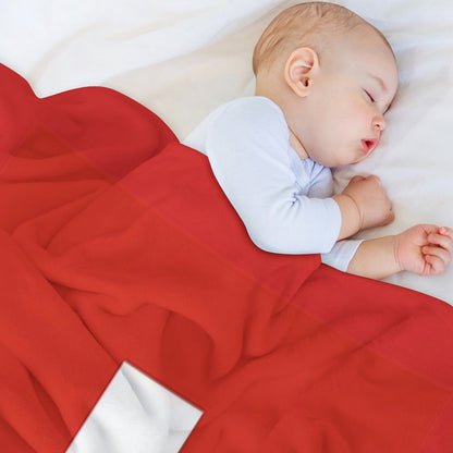 Switzerland National Flag T-Shirt - Swiss Sticker Bedspread Duvet Throw Blanket