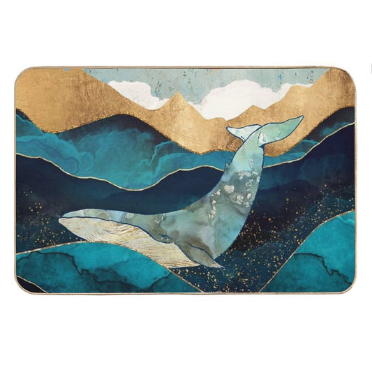 Blue Whale Bath Mat