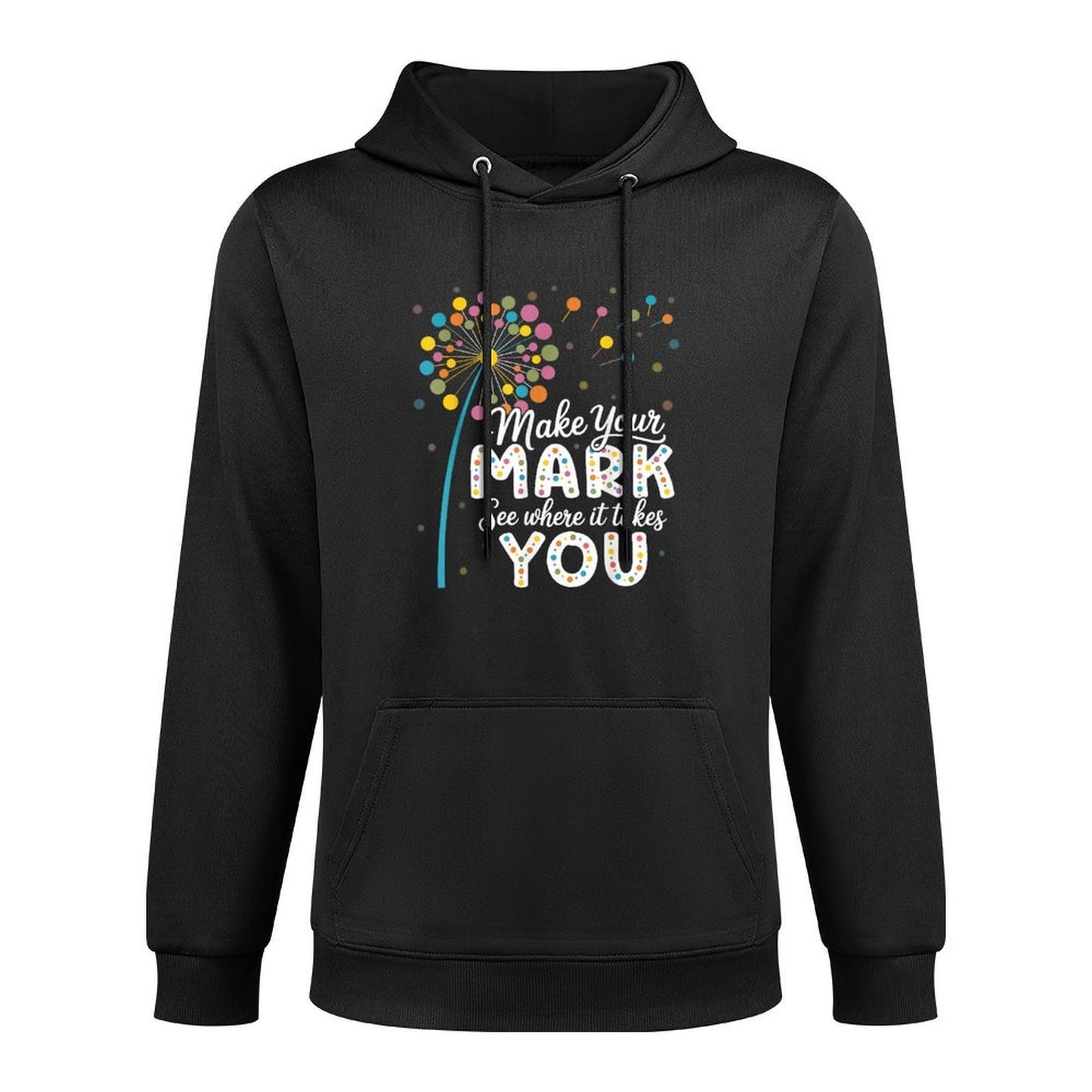 Make Your Mark Dandelion Happy Dot Days Teacher Kids Adjustable Hood Hoodie