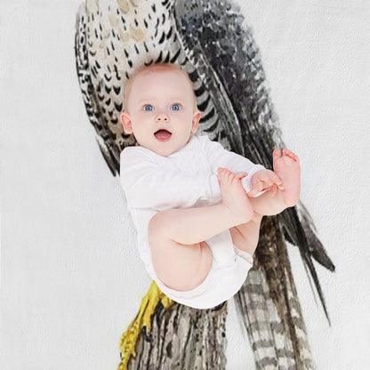 Peregrine Falcon #2 Throw Blanket