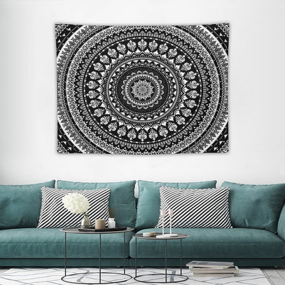 Mandala Monochrome 2 Tapestry