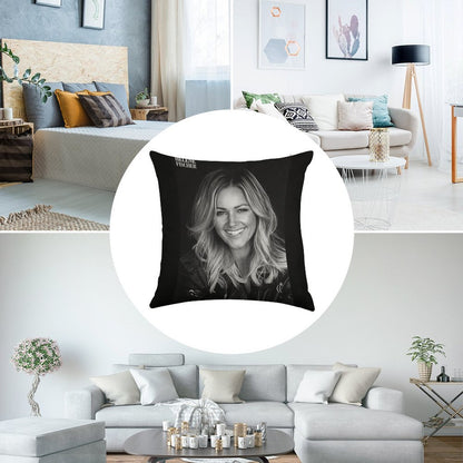 Helene Fischer Linen Throw Pillow Cover