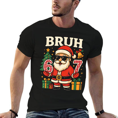 Funny 67 Christmas Pajamas Six Seven Meme Brainrot  Stretchy T-Shirt