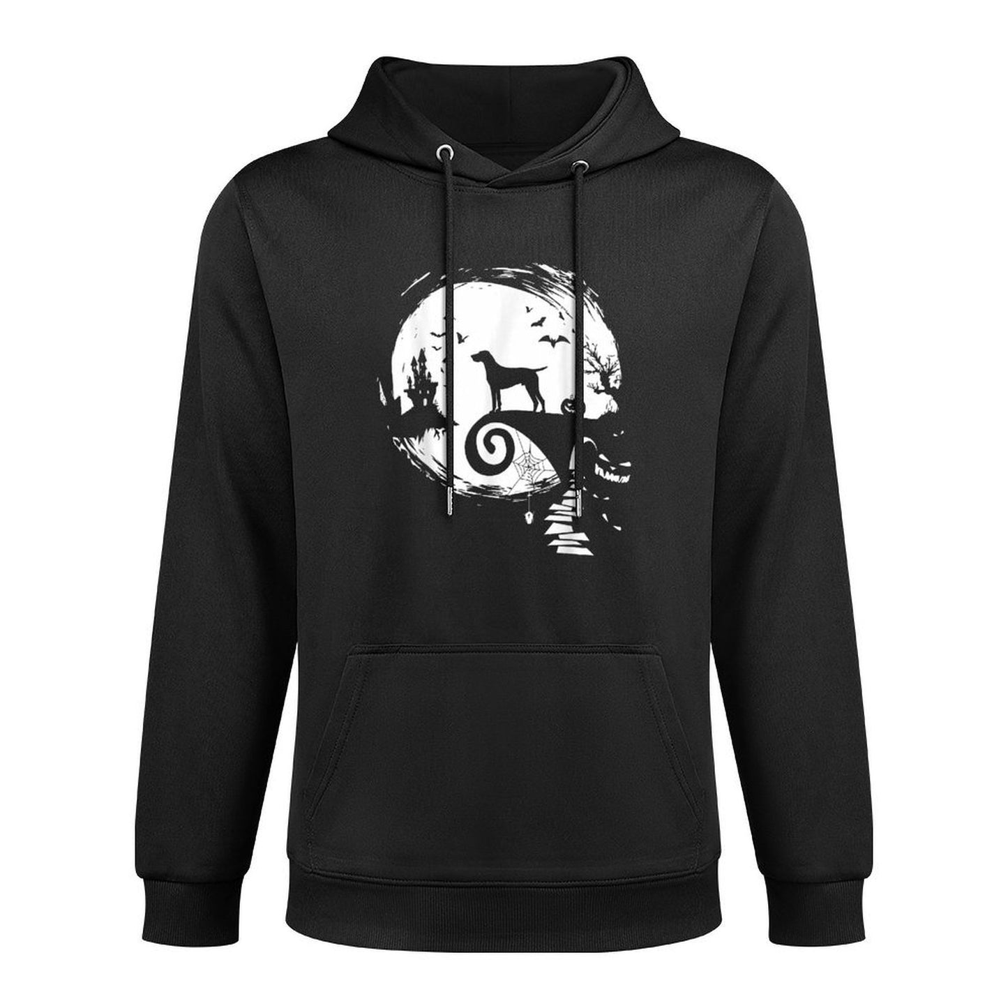 German Shorthaired Pointer And Moon Halloween Costume Funny Versatile Streetwear Hoodie