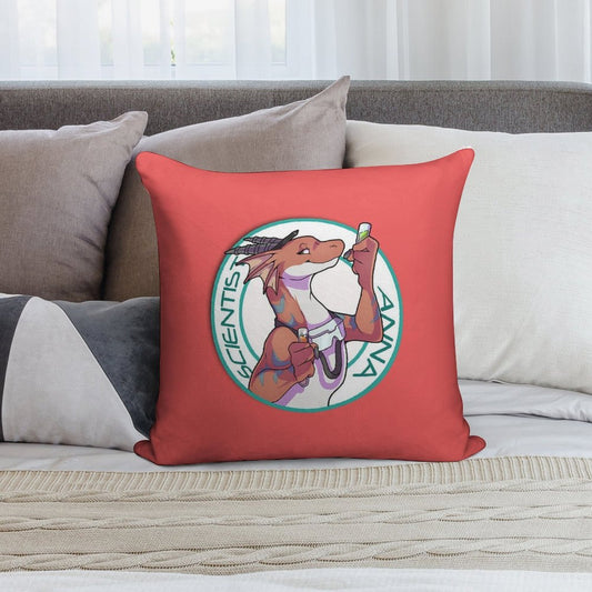 Scientist Anna from Angels with Scaly Wings Soft Easy Maintenance Throw Pillow