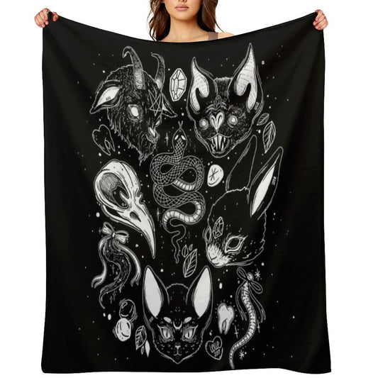 FAMILIAR SPIRITS Throw Blanket