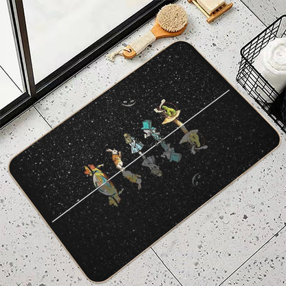 Wonderland Starry Night - Alice In Wonderland Bath Mat