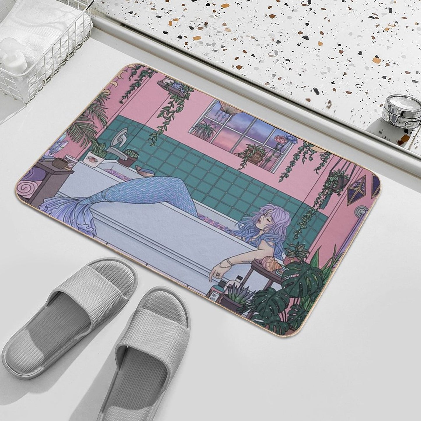 Urban Mermaid Bath Mat