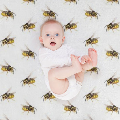 The Wasp Throw Blanket