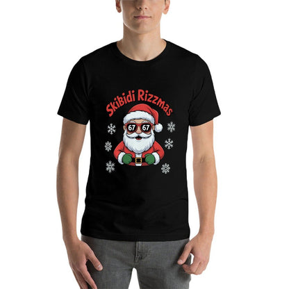 Merry Rizz Mas 67 Sigmas- Funny School Christmas Premium Tri-Blend  Affordable Price T-Shirt