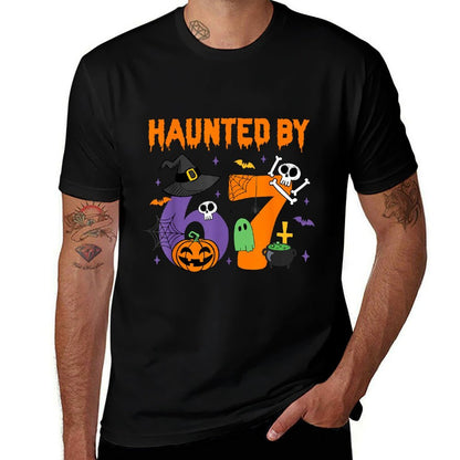 Haunted by 67 – Funny Six Seven Meme 6 7 Halloween Costume  Tagless Design T-Shirt