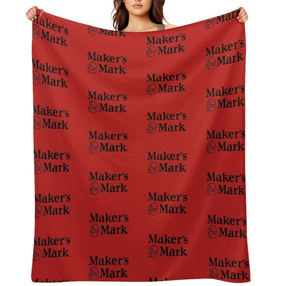 Maker's Mark Bourbon Throw Blanket
