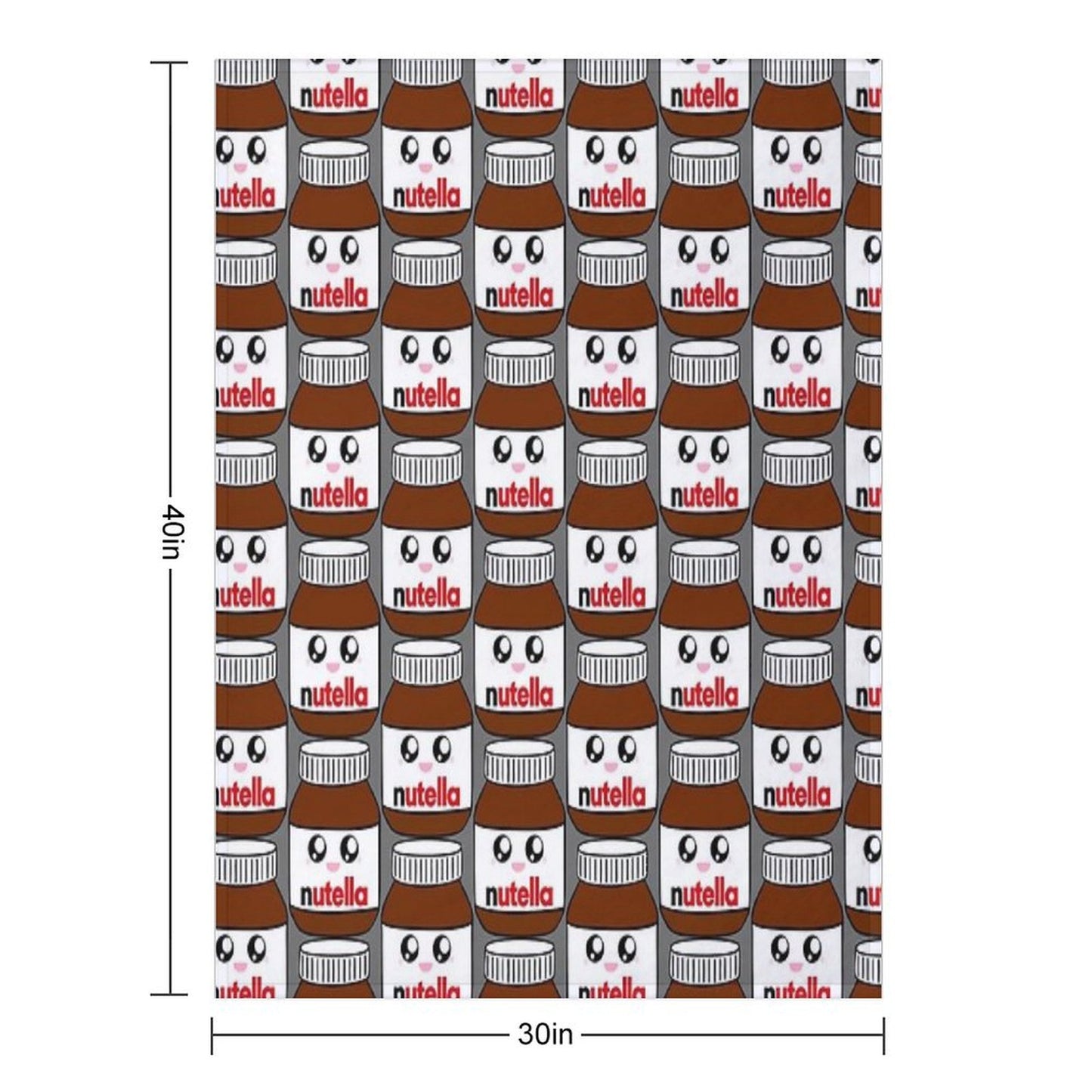 Nutella Throw Blanket
