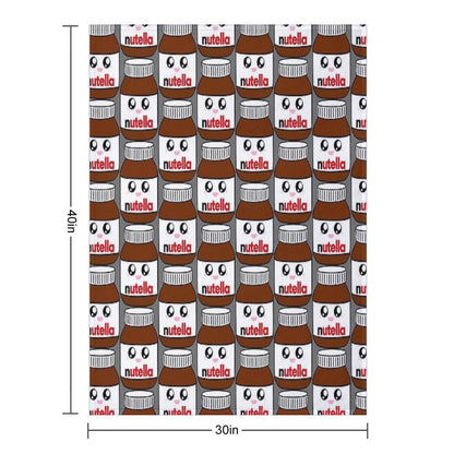 Nutella Throw Blanket