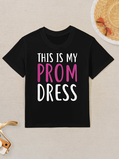 This Is My Prom Dress For Graduation 2018 Kids T-Shirt