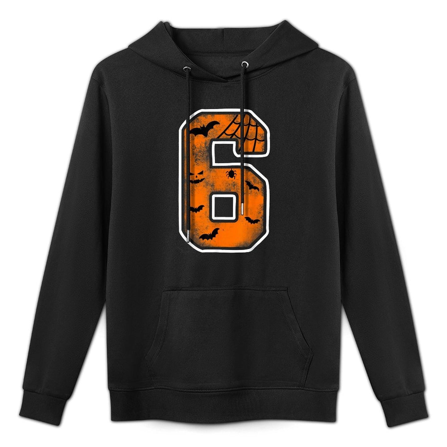 Number 6 6th Birthday Boy Six Halloween Happy Birthday Adjustable Hood Hoodie