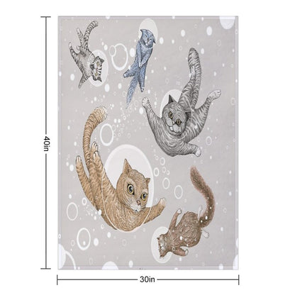 Cat Throw Blanket