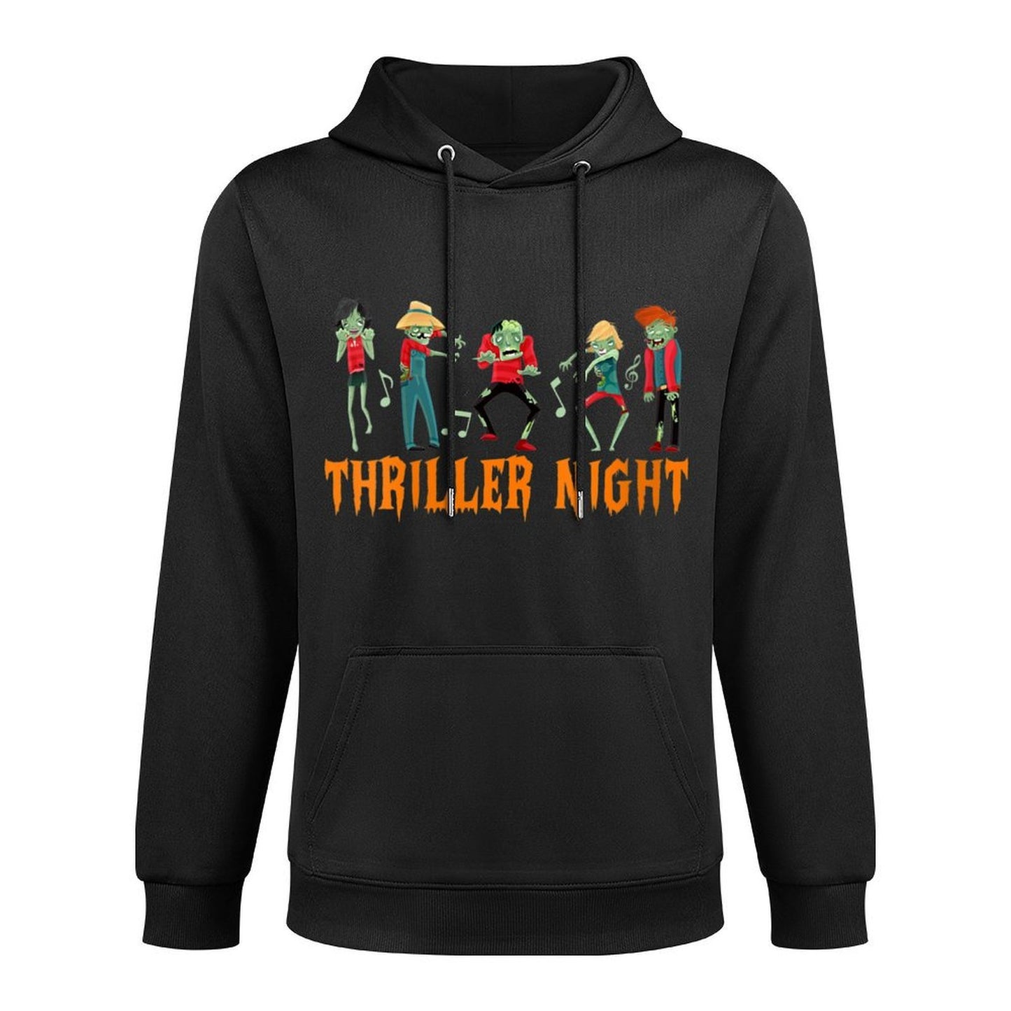 Womens Thriller Night Halloween Dancing Zombie Breathable Fabric Hoodie