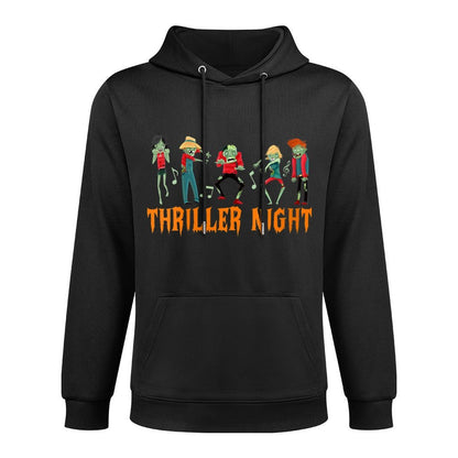 Womens Thriller Night Halloween Dancing Zombie Breathable Fabric Hoodie