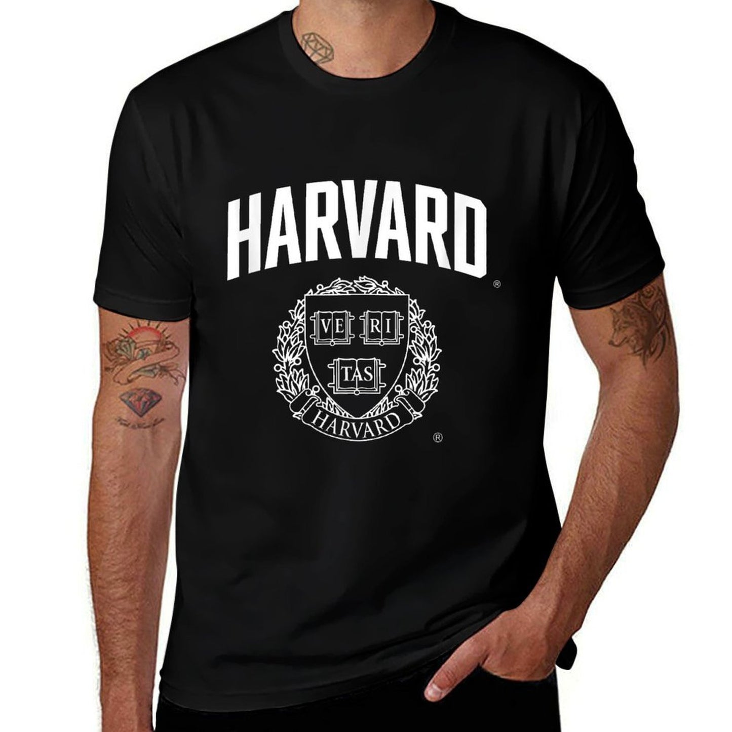Harvard University Crimson  Official NCAA Merch  HVU002  Vintage-inspired T-Shirt