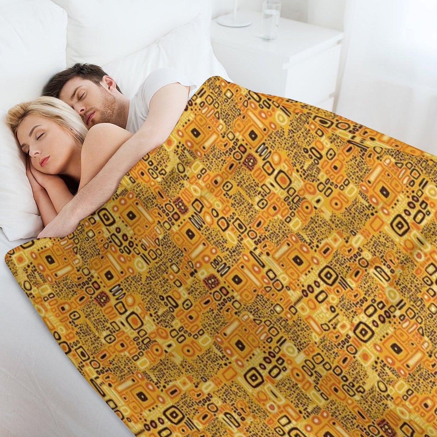 Klimt Pattern Throw Blanket