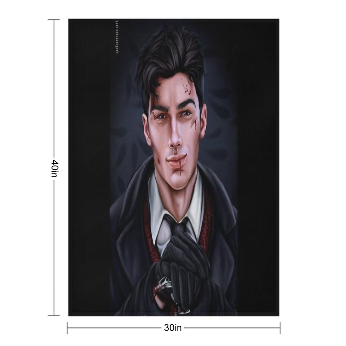 Kaz Brekker Throw Blanket