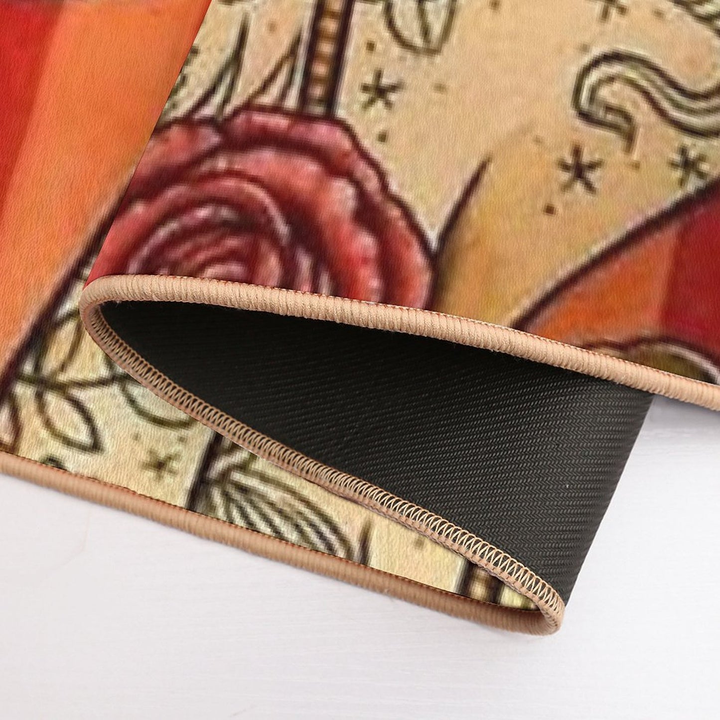 CHAPEL TATTOO; Vintage Body Advertising Art Bath Mat