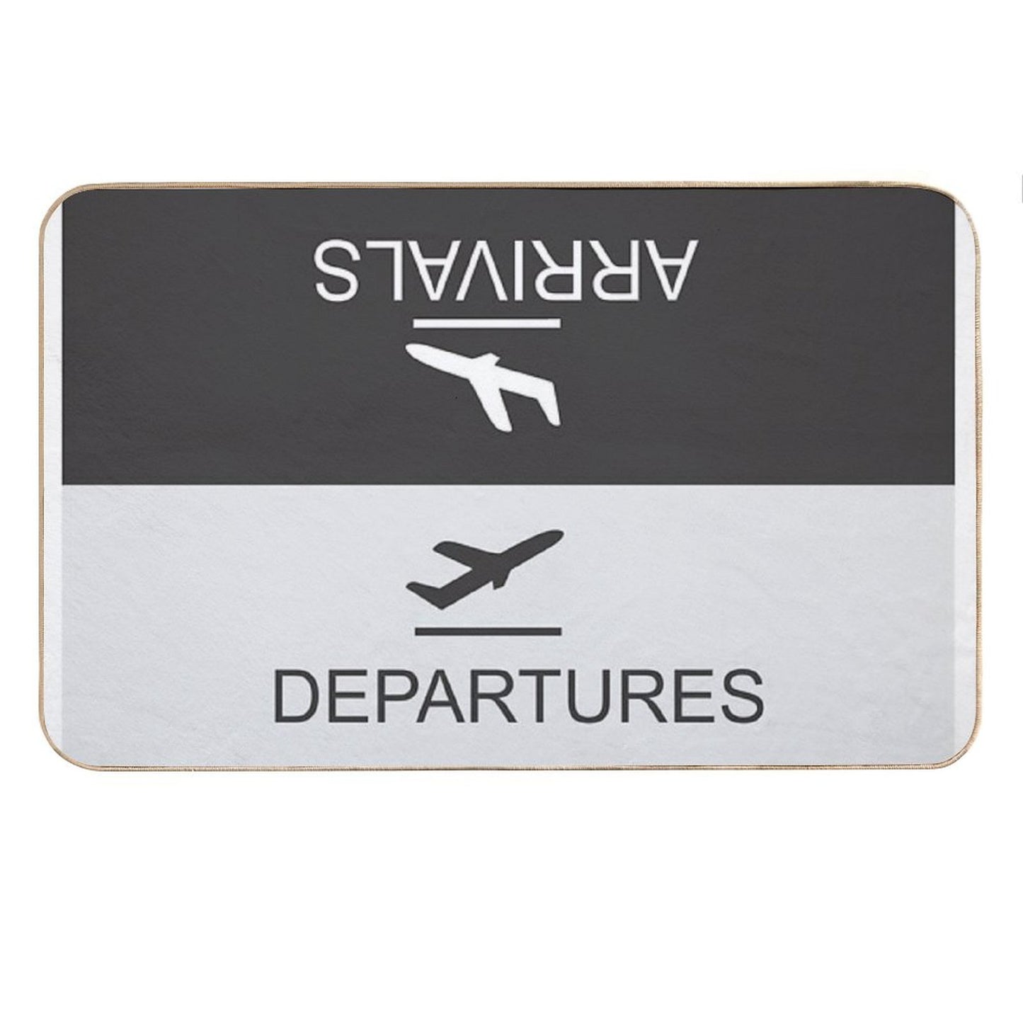 Flight Arrival And Departure Bath Mat