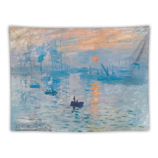 Claude Monet Sunrise Tapestry