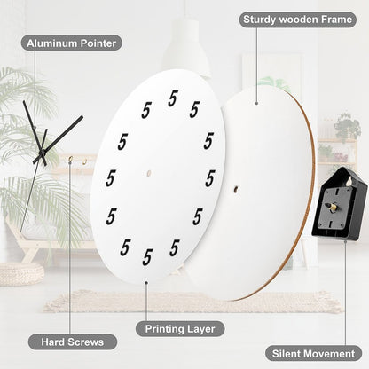 5 Oclock Somewhere EasyInstallation Wall Clock