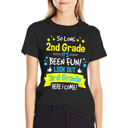 So Long 2nd Grade Here I Come 3rd Grader Graduation Gifts T-Shirt
