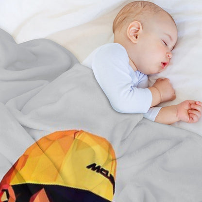 Lando Norris Low Poly V2 Throw Blanket