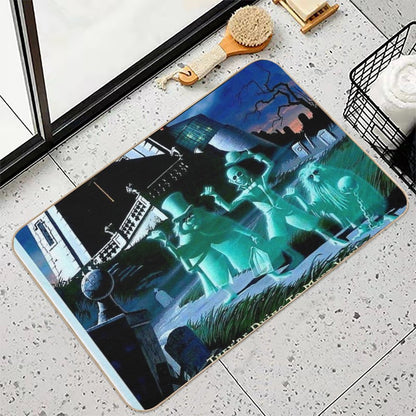 HAUNTED MANSION  Vintage Ghosts Advertising Print Bath Mat