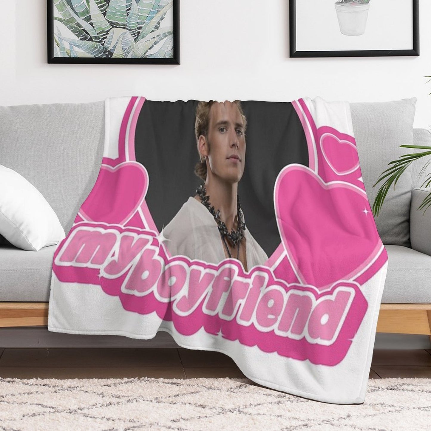 Finnick Boyfriend Throw Blanket