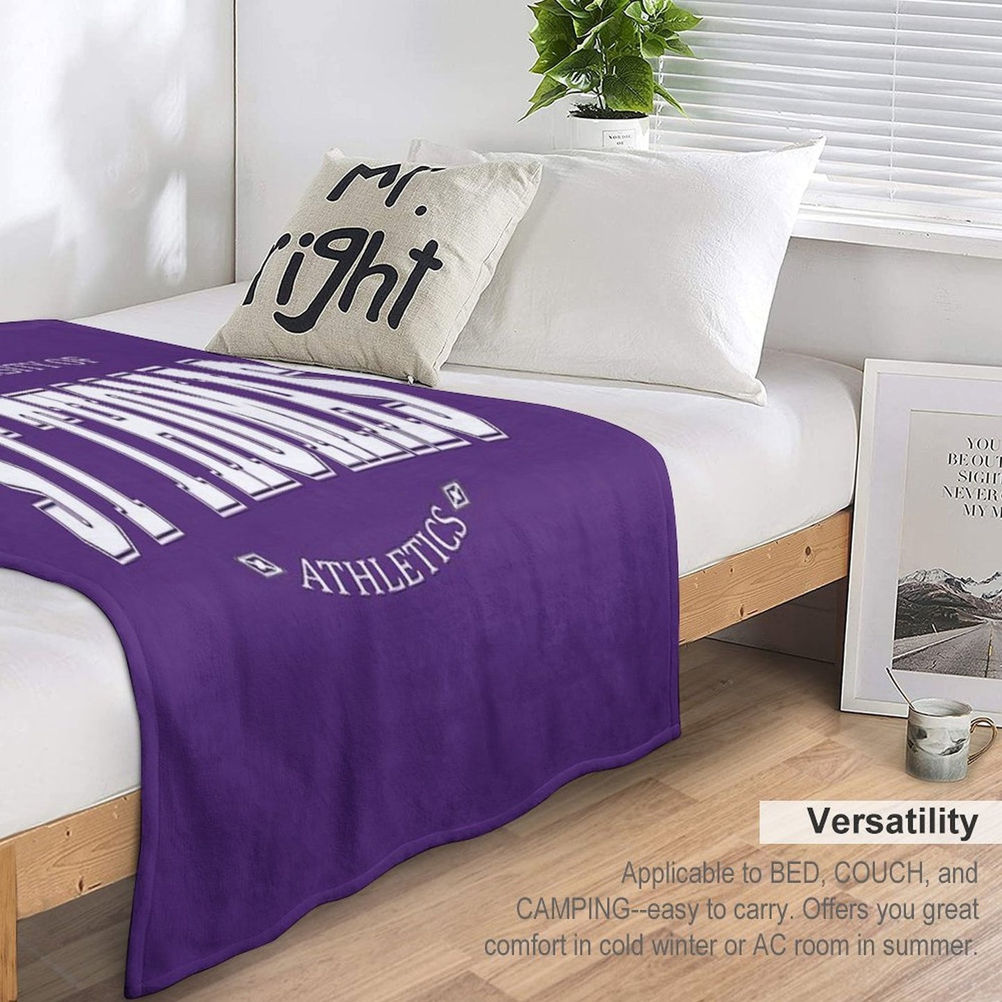 University Of St Thomas Throw Blanket