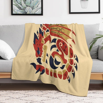 Rathalos Throw Blanket