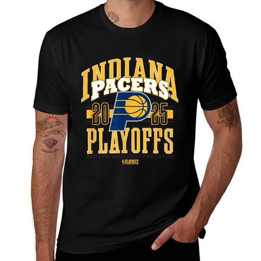 NBA Official Indiana Pacers 2025 Playoffs Showtime  Versatile T-Shirt