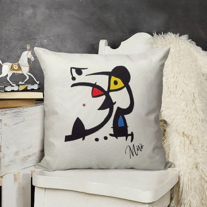 Mirò Linen Throw Pillow Cover